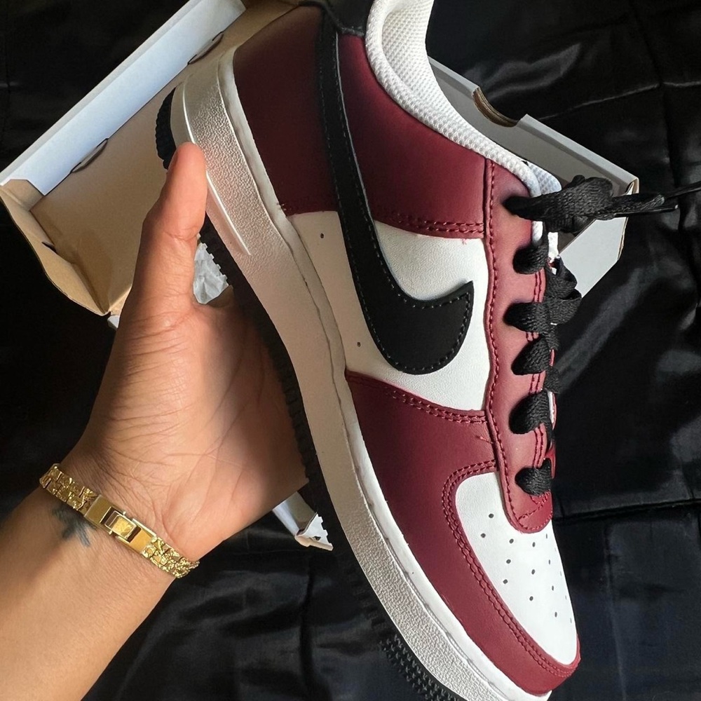 Maroon/Black/White Jordan Lows